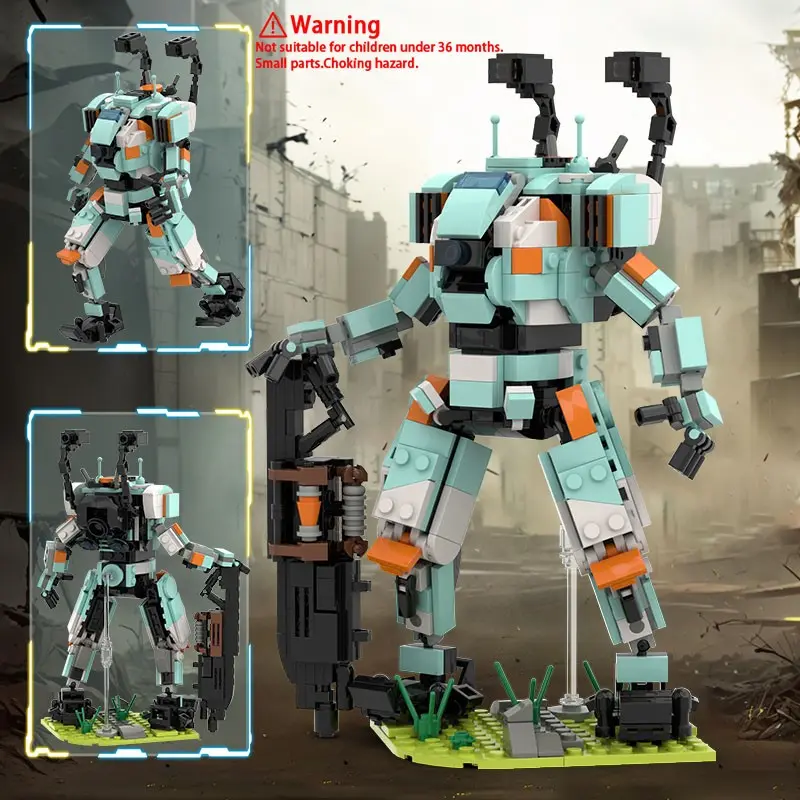 Titanfall 2 BT-7274 Vanguard-Class Titan Building Blocks Set, Robotic Mecha Game DIY Bricks Toy, Creative Building Blocks, Ideal Adult Birthday Present, Building Blocks Model