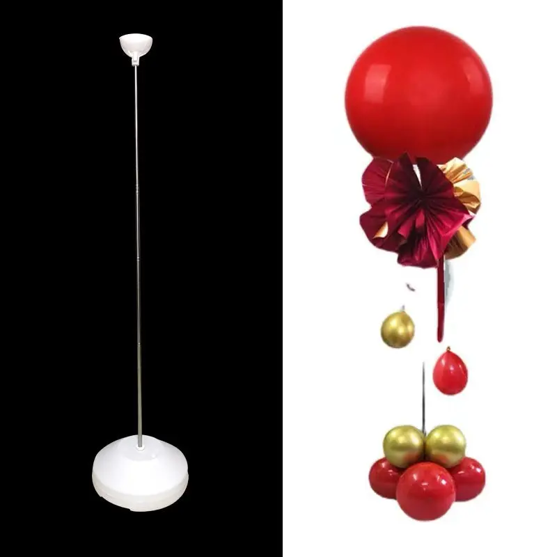 Adjustable Balloon Display Stand, Party Tabletop Floor Balloon Decoration Pole, Versatile Event Decor Accessory, Easy Setup & Storage