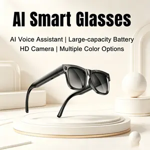 2026 Ag19ai Smart Camera Glasses, 1080P Webcam, 4GB Memory, Chatgpt, WiFi, Bluetooth-compatible, Noise Cancellation, Blue Light Filter, Unisex