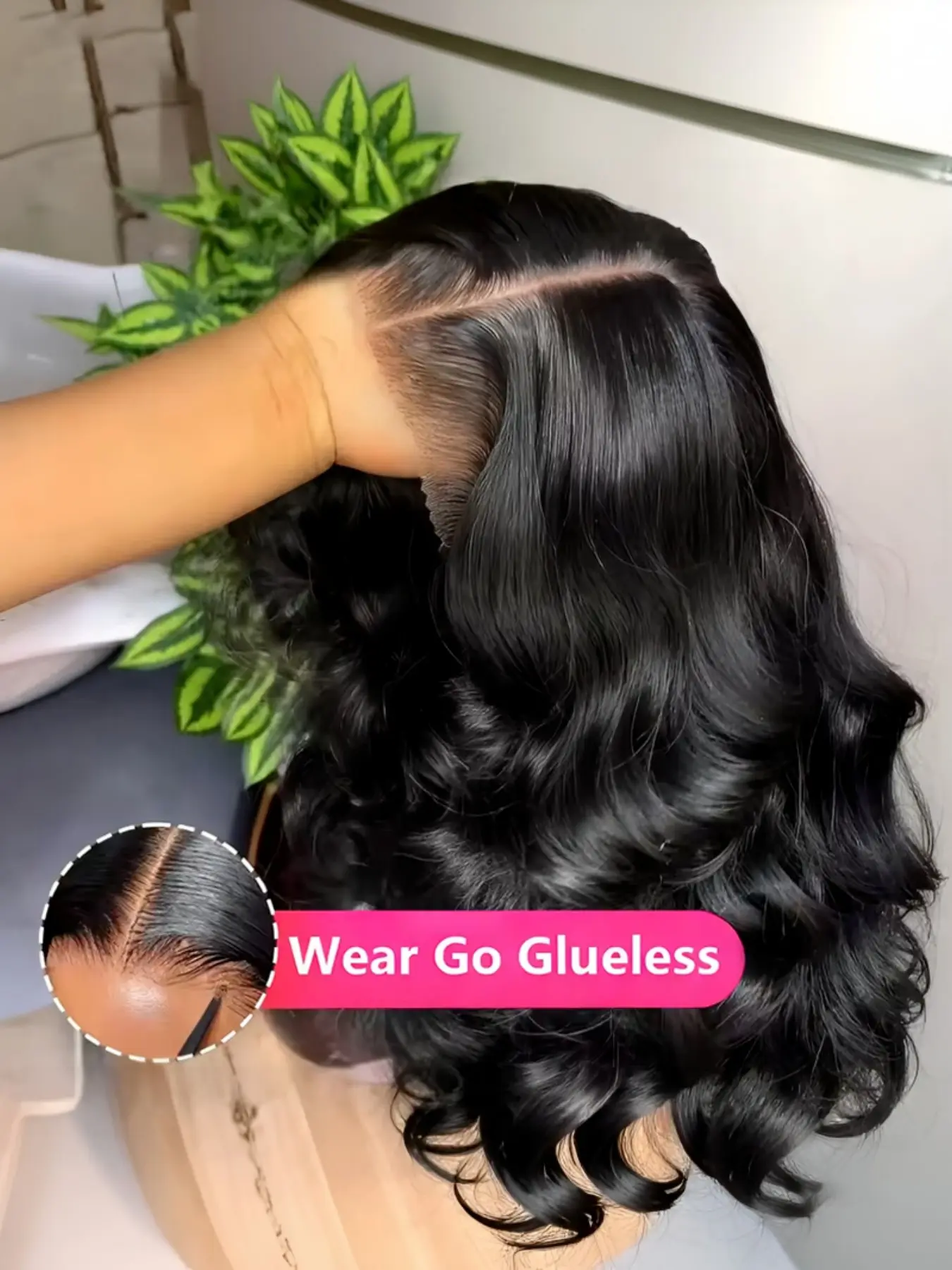 Body Wave Lace Front Wigs Ready To Wear Brazilian Pre Cut 5x5 Lace Closure Wig Glueless Transparent Human Natural Hair Lace Frontal Wig For Women