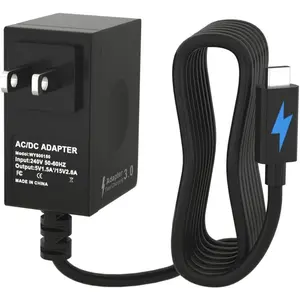 39W Charger for   - 15V 2.6A with 10FT USB C  - Compatible with  Lite/OLED, Supports TV Mode and Dock Station