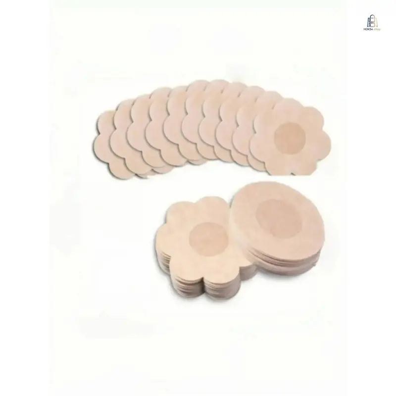 Seamless Nipple Covers for Women, 20/40 Pack Disposable Breast Petals, Breathable Sticky and Invisible for Daily Wear, Accessories, Lady, Adhesive Bra Pads