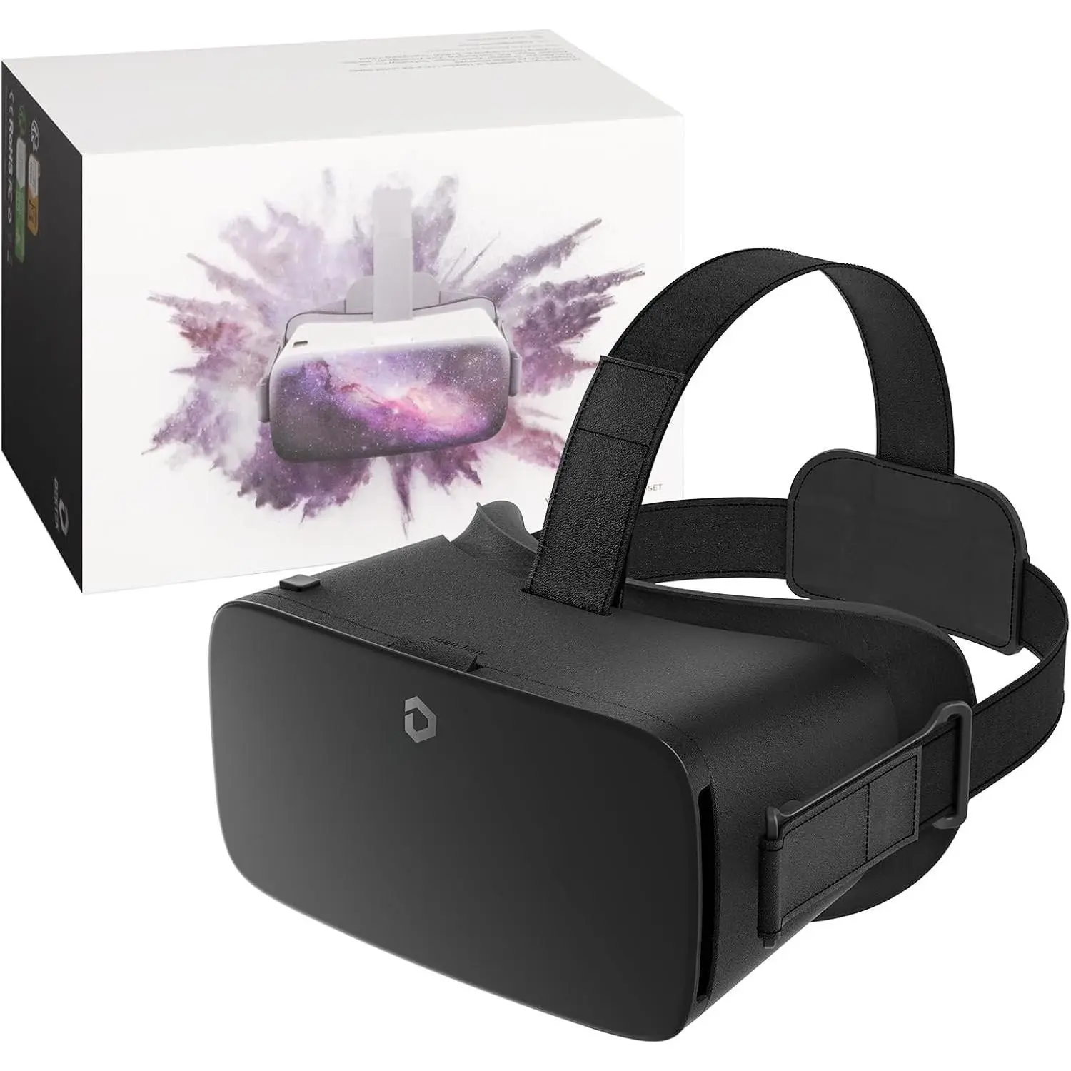 V5 VR Headset with 50000+ VR Movies – Fits  Smartphone Sizes