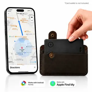 Smart Tag Wallet Tracker Card Dual System Anti-Lost GPS Tracker Item Finder Compatible With Google Find Hub & Apple Find My