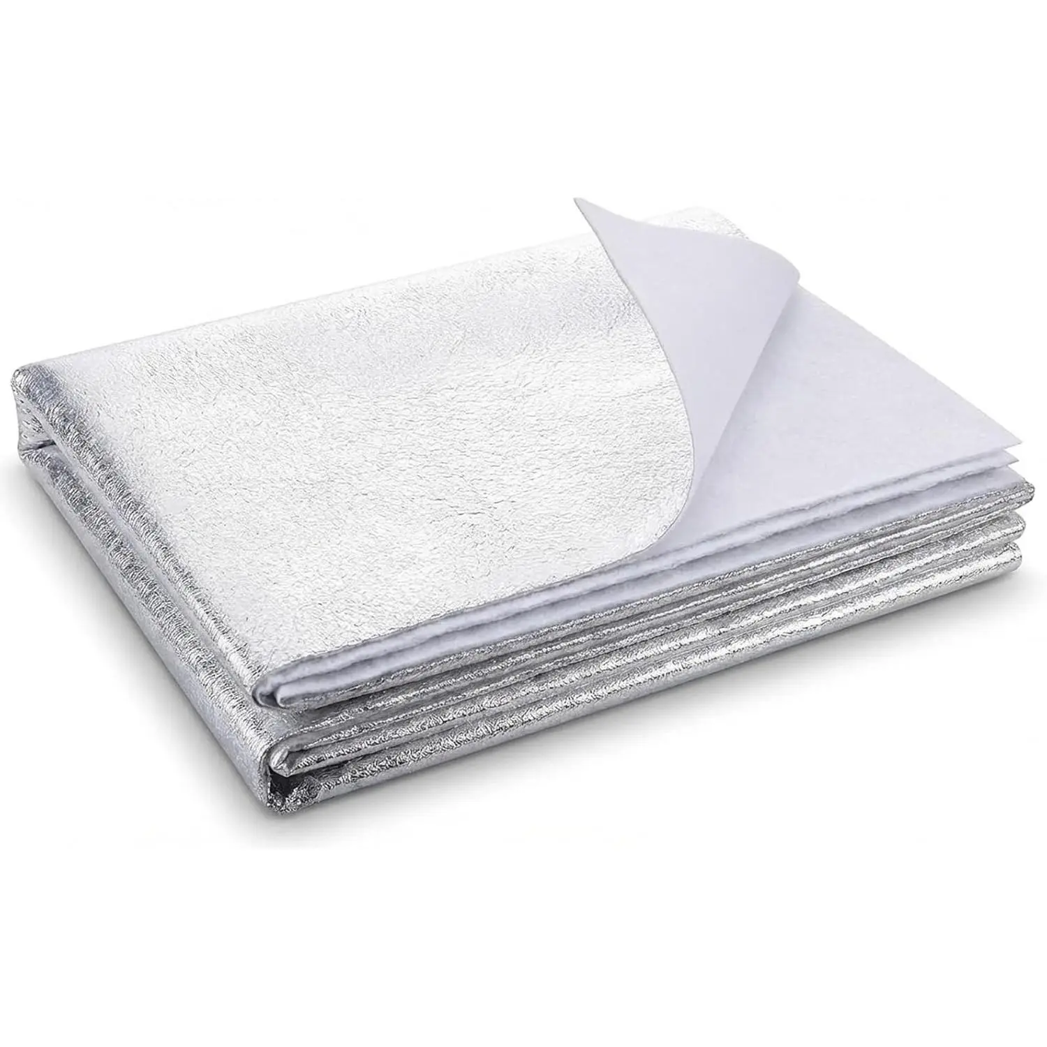 Heat Resistant Batting for Potholders - 45" x 2 Yards Thermal Insulated Fabric - Reflective Aluminized Quilting Batting for DIY Kitchen Crafts, Oven Mitts, Hot Pads - Easy Cut Material