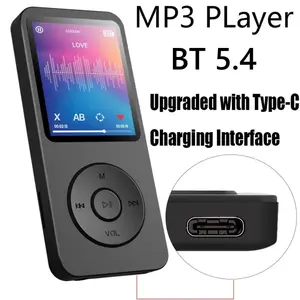 Type-C Port MP3 Bluetooth Player Fast Charging 5.4 Bluetooth Version Running, Fitness, Exercise Walkman Scalable Memory Card