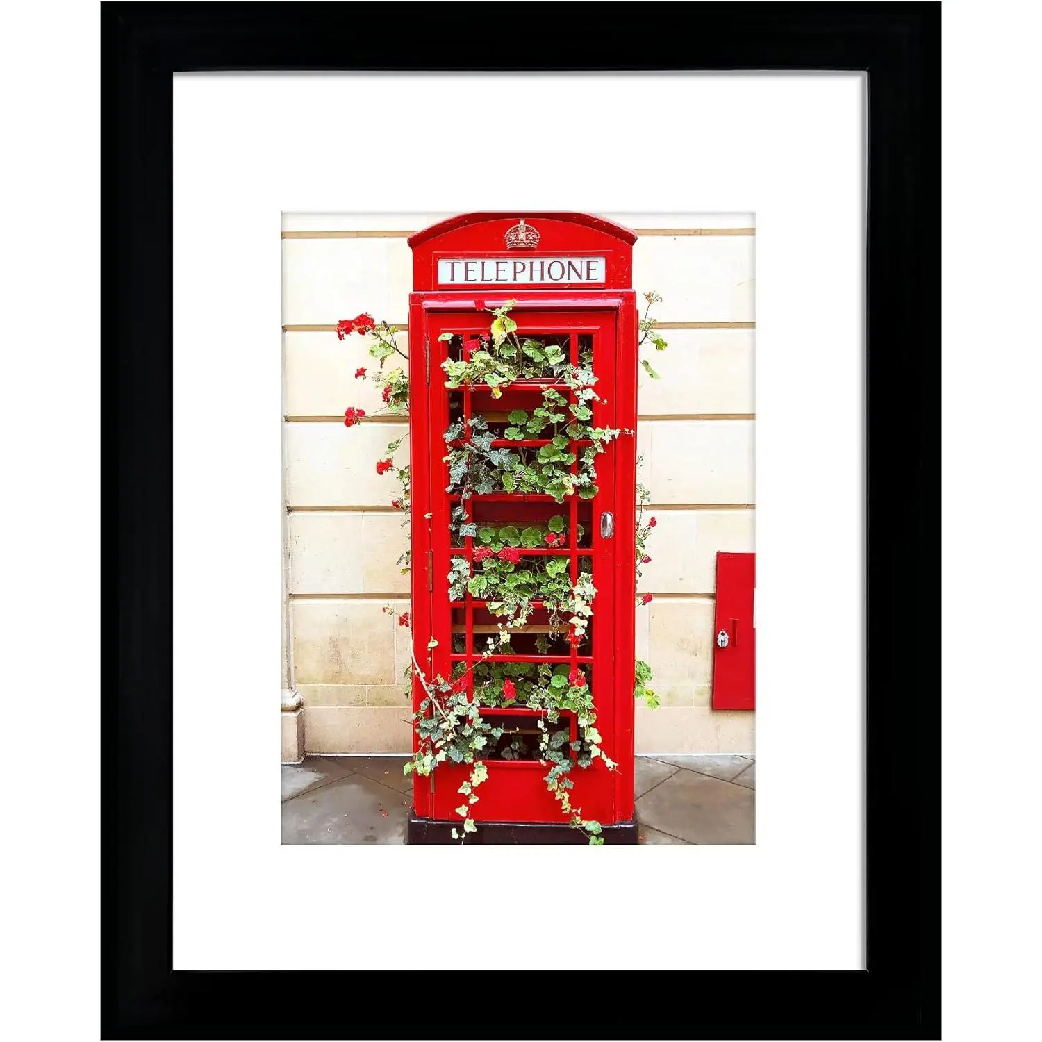 16x20 Picture Frame Black, Display Pictures 11x14 with Mat or 16x20 without Mat, Photo Frames Wall Gallery, 1 Pack