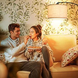 79'' Arc Floor Lamps for Living Room, Modern Standing Lamp with Adjustable Hanging Drum Shade, Black Tall Pole Lamp with Weighted Base & Edison E26 Socket, Corner Light for Reading Bedroom Office 79'' Arc Floor Lamps for Living Room, Modern Standing Lamp with Adjustable Hanging Drum Shade, Black Tall Pole Lamp with Weighted Base & Edison E26 Socket, Corner Light for Reading Bedroom Office