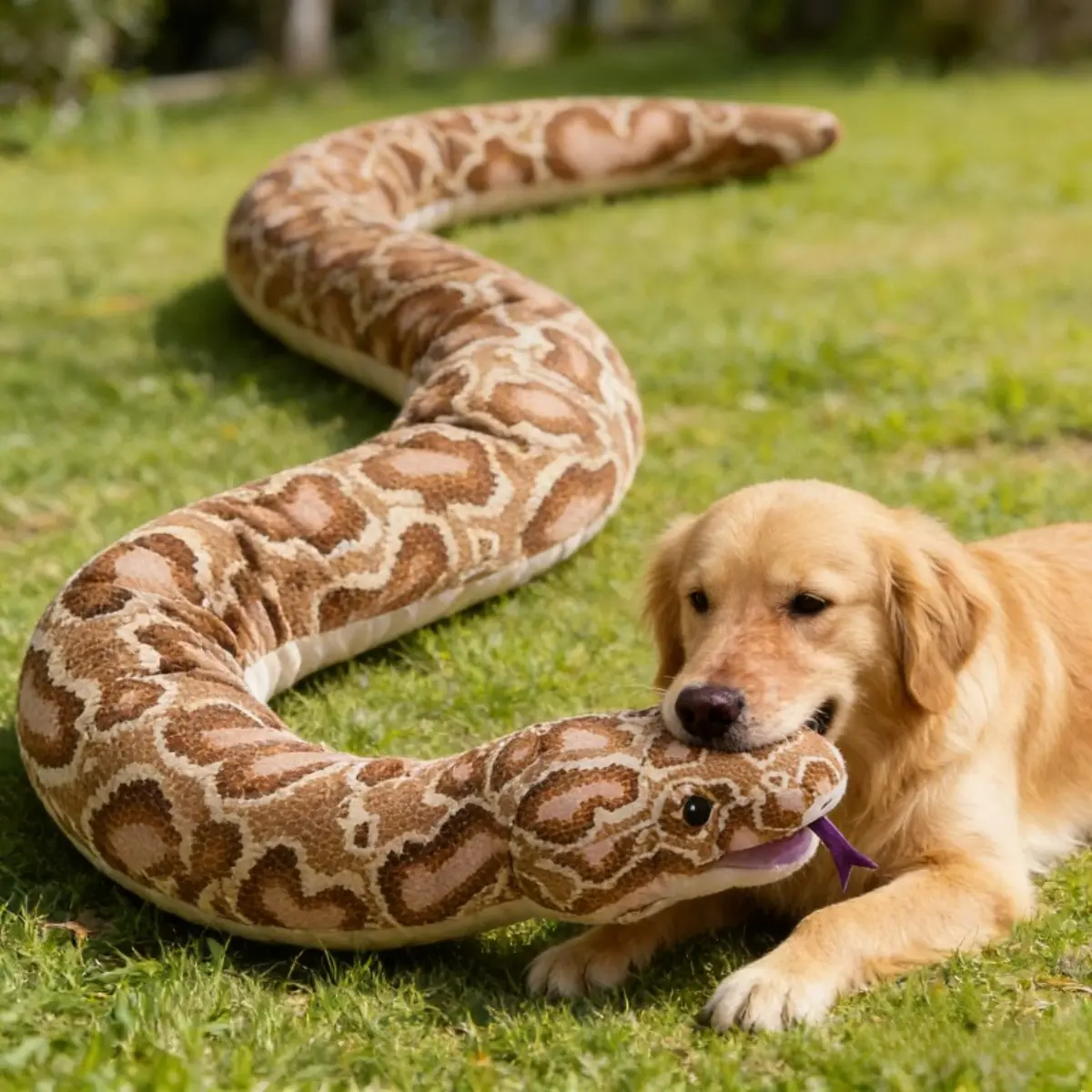 170cm Realistic Red-Tailed Boa Snake Stuffed Animal - Giant Soft Elastic Fabric Python Body Pillow Soft Huggable for Home Decor - Ideal Interactive Boredom Relief Dog Toy - Perfect Unique Prank Gift for Friends