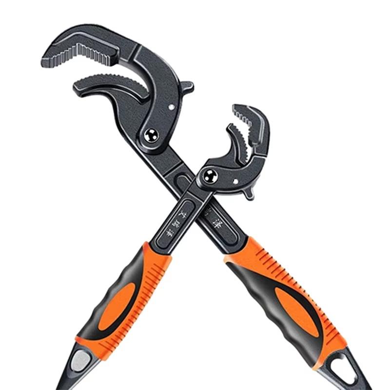 Multipurpose Pipe Wrench, 1 Count Universal Wrench, Multi-functional Open Wrench, Adjustable Ratchet Wrench, Manual Maintenance Tool