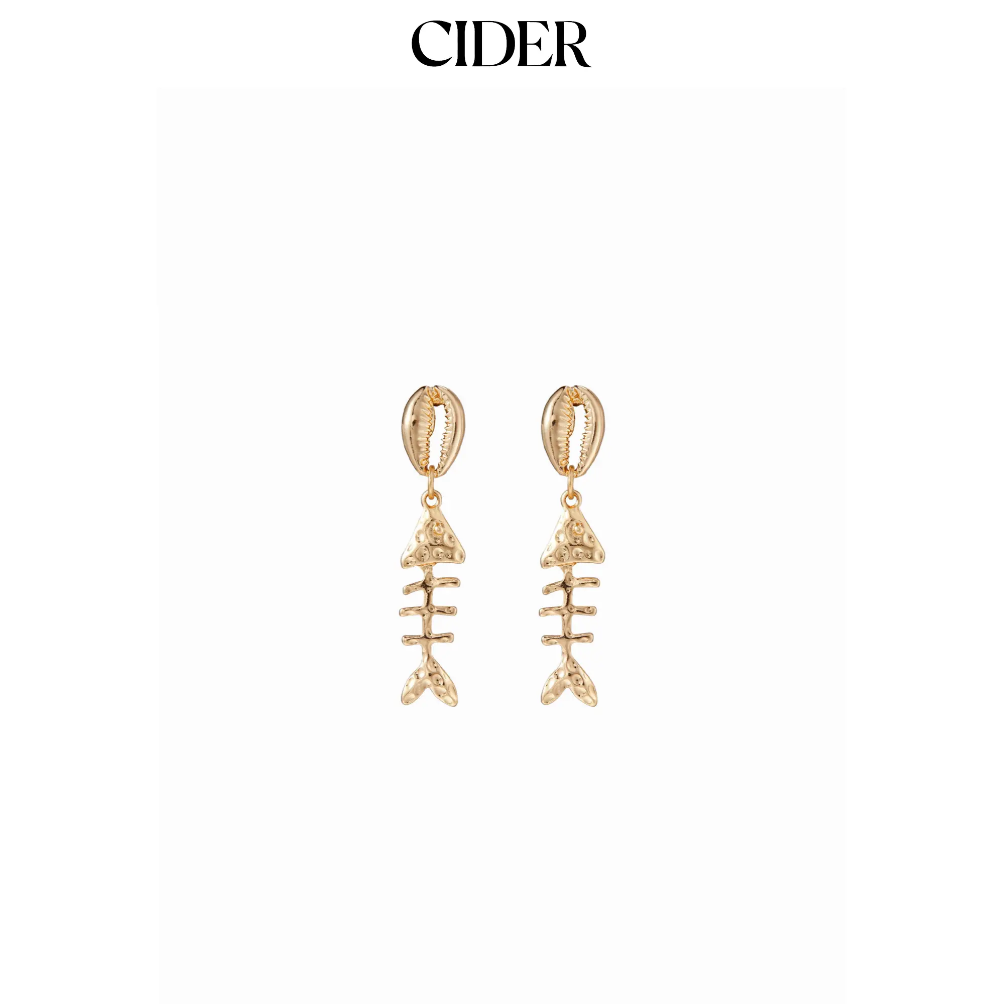 Cider FISH DECOR DROP EARRINGS