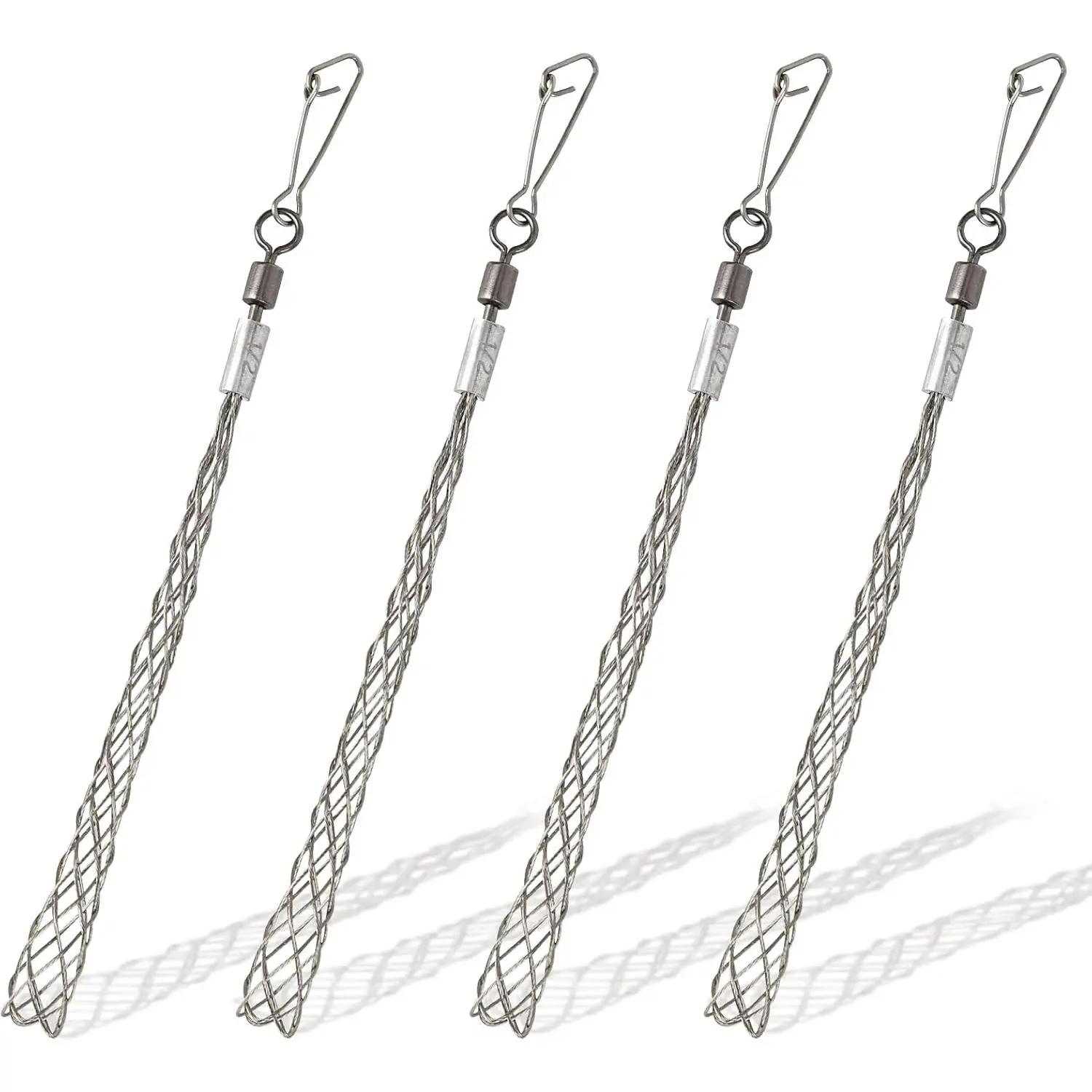 4PCS 1/2 in Wire Pulling Grip for Electrical Pulling Grips Wire Puller Tool for Light and Heavy Cables