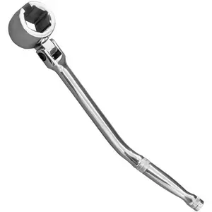 7/8" 22mm Oxygen Sensor Wrench, O2 Sensor Socket Removal Tool with Contour Handle & Flexible Head, Forged Steel Swivel Head Wrench for Oxygen Sensors Removal & Installation