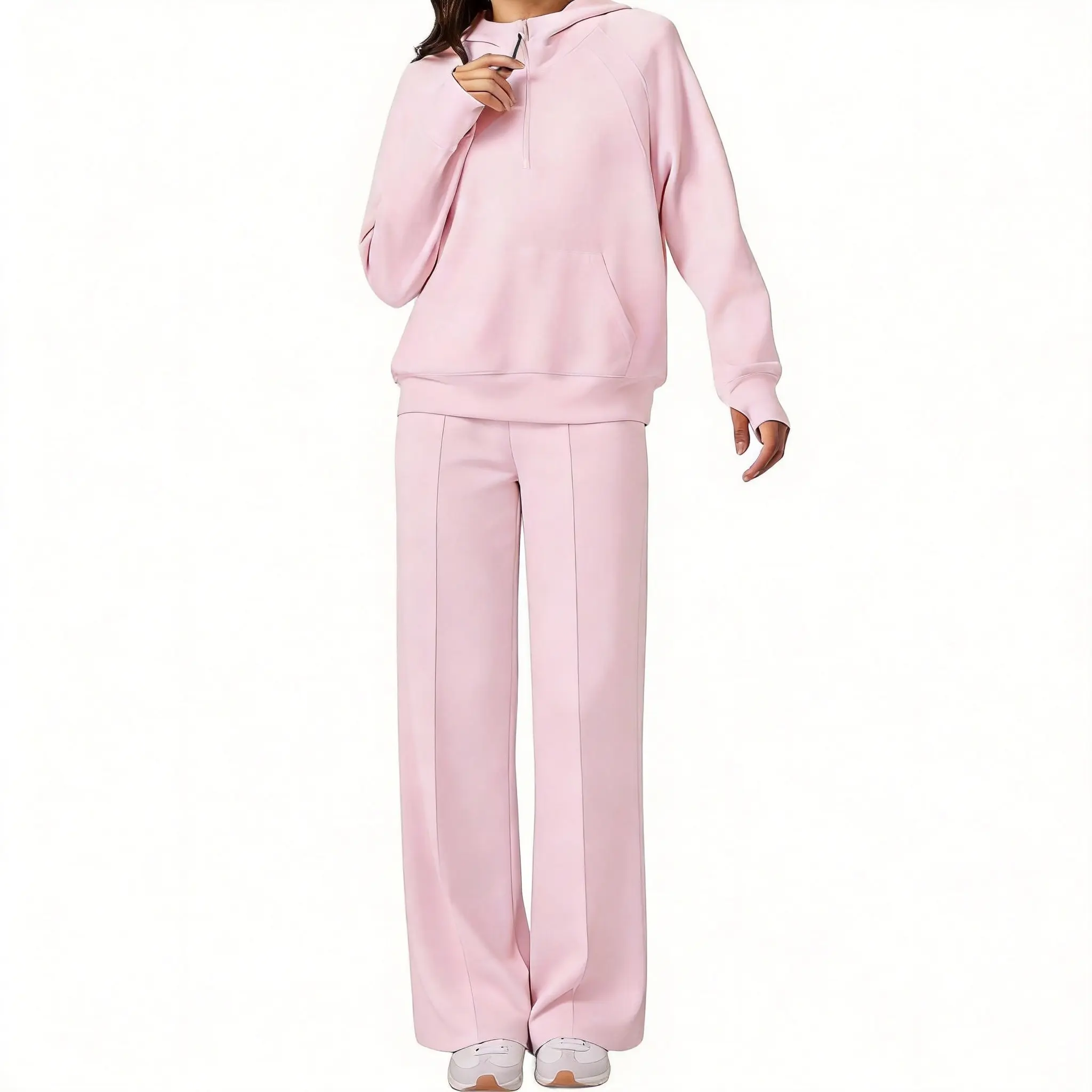 Pink+30"Pants Set