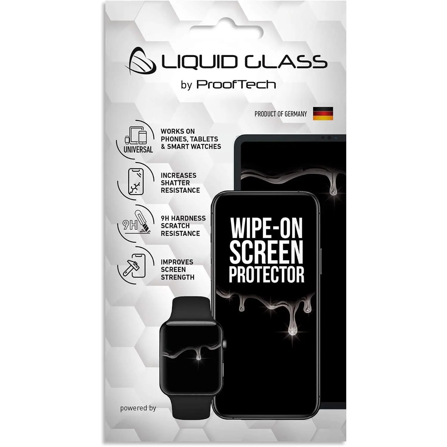 Liquid Glass Screen Protector Scratch and Shatter Resistant Wipe  Nano Protection for  Phones Tablets  Watches -