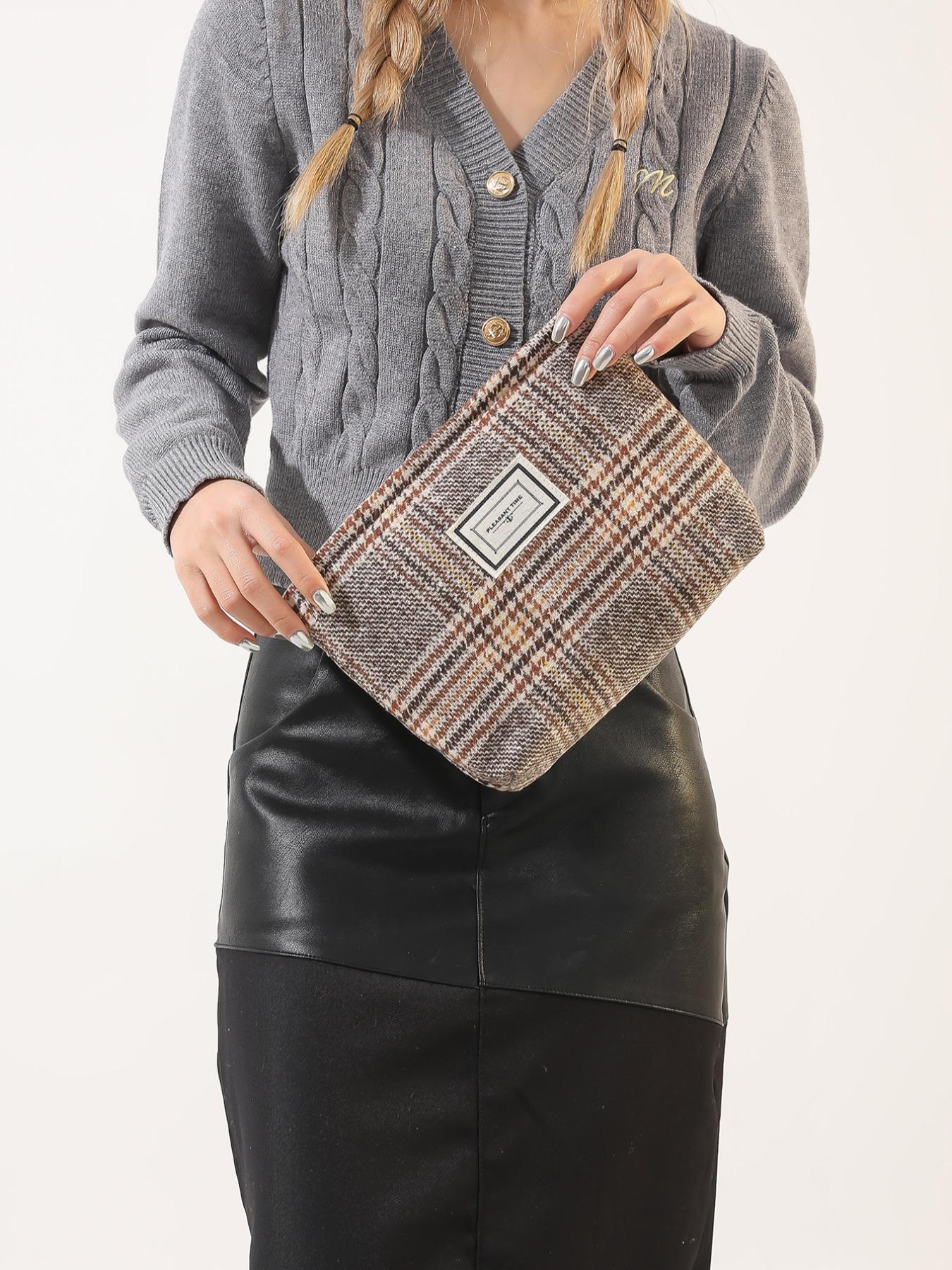 Floral Embroidery Makeup Bag, Large Capacity Cosmetic Storage Bag, Fashionable Travel Bag For Women, Zip