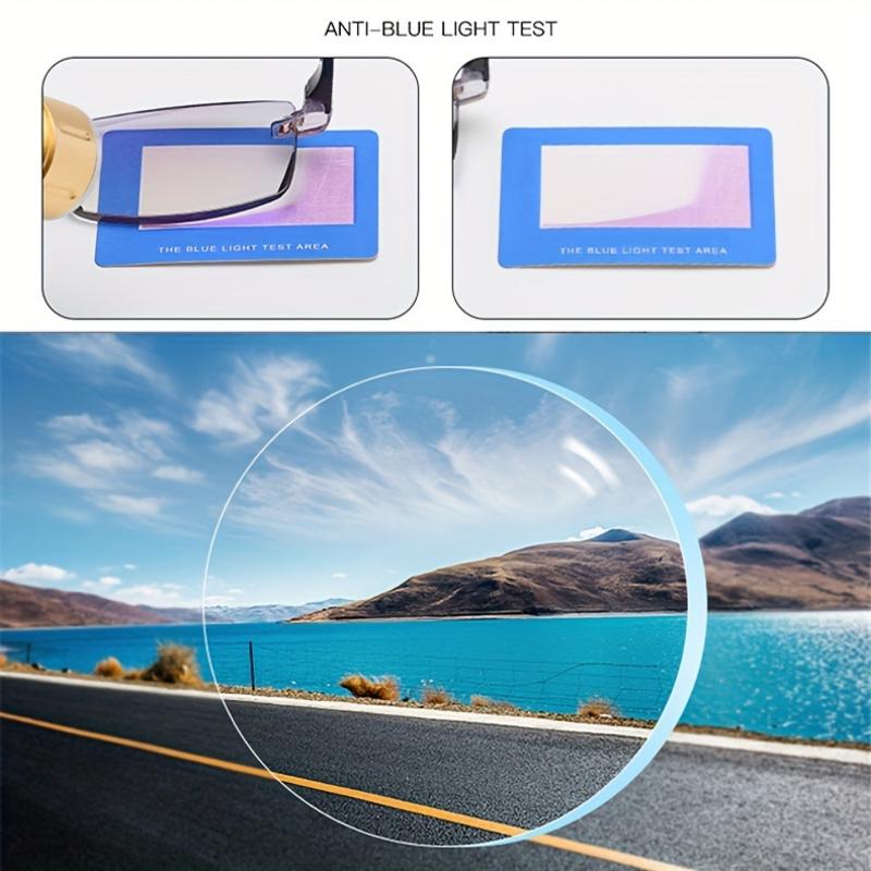 Reading Glasses Rectangle Rimless Presbyopic Anti Fatigue Computer Readers For Women Men +1.0 To +4.0