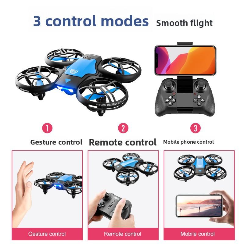 Gesture Sensing V8 Drone Aerial Photography HD Elementary School Students Small Aircraft Remote Control Aircraft Children's Toys Men