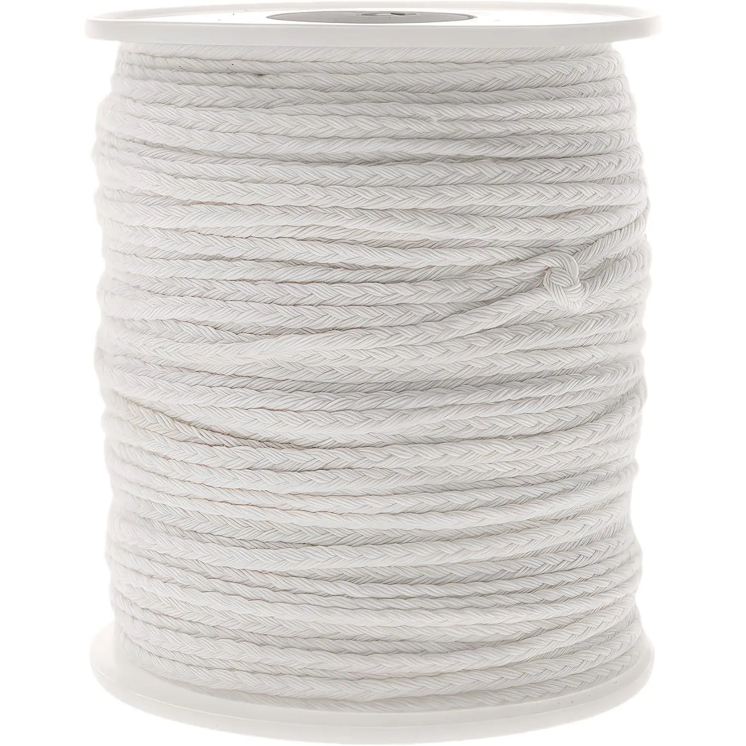 100% Natural Cotton Non-Smoke Braided Candle Wicks, 1 Roll 200 Feet Twine String Spool for DIY Candle Making Accessories, Ideal for Mother's Day Easter Decor and Gifts