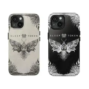 Sleep Token Worships in Silence and Sound Smartphone Case - Anti-Drop Full Aesthetic Printed Soft TPU, for iPhone 17 Pro Max/Air, 16-11 Plus Pro Max & Samsung S26-S21 FE Plus Ultra, Handheld Wireless Devices Accessories