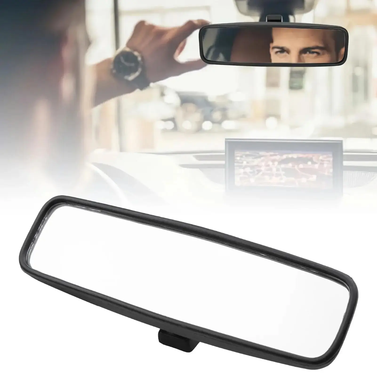 Interior Car Rearview Mirror Replacement For Peugeot Citroen 106 205 206 207 306 307 Renault 814842