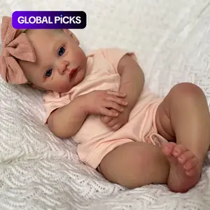 48cm Doll, Alive 19 Inches Newborn Baby Handmade Dress, Birthday Toy for Children, Unisex, No Battery, Perfect Gift for Kids