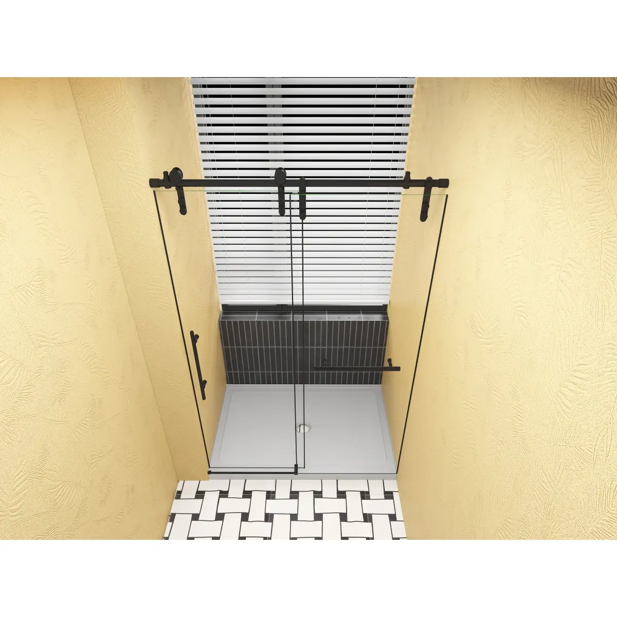 32" x 48" Shower Base Shower pan white Center Drain