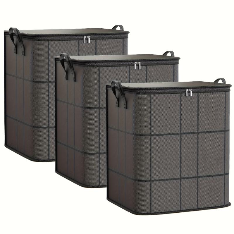 Large Capacity Clothes Storage Bag Stackable Storage Box Quilt Storage Bag Under Bed Storage Container Blanket Storage Clothes Organizer Bedroom, Organizer, Organizer, Home Storage, White T-shirt for Women, Black Pants for Women, Women'S Wi