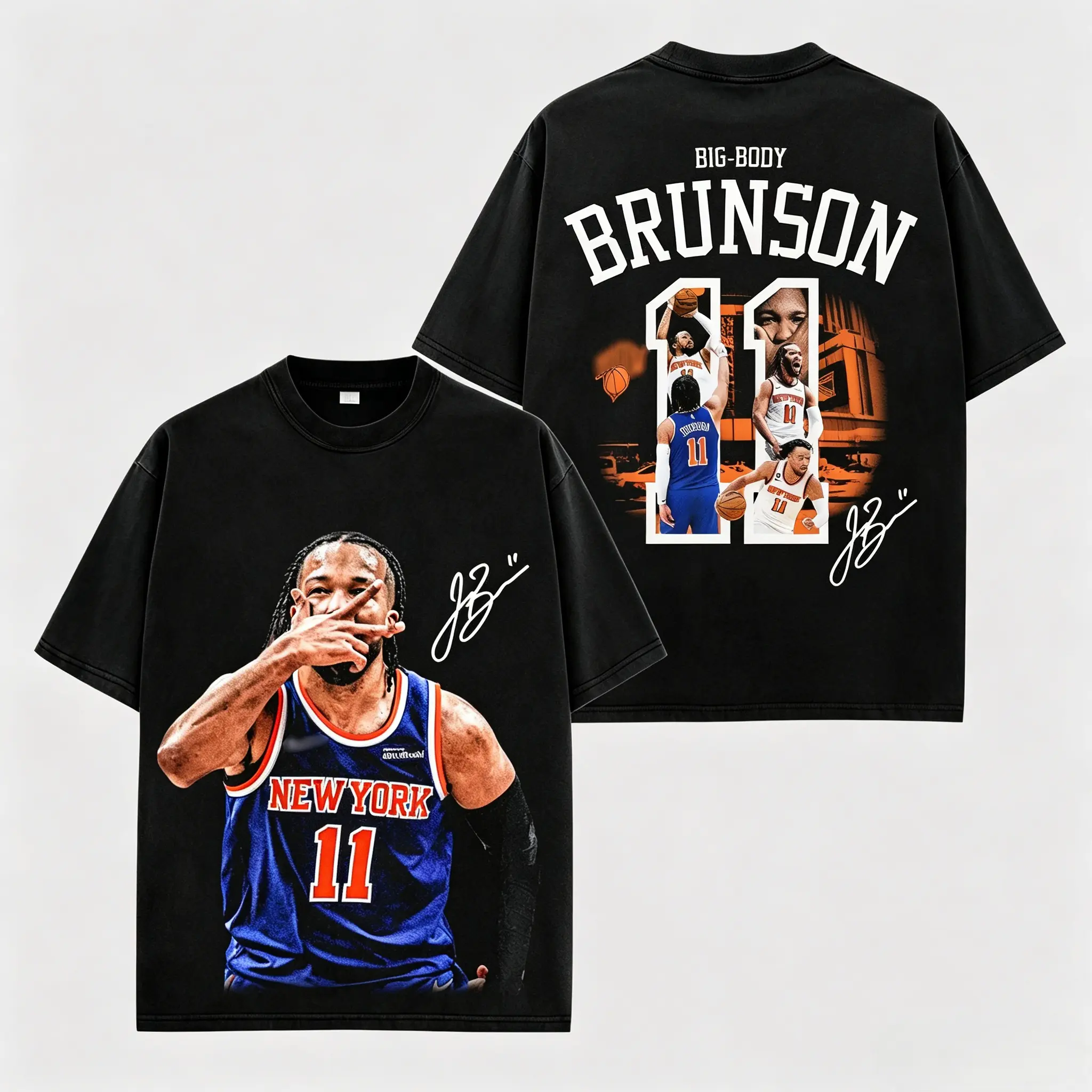 [100% Cotton] Jalen Brunson 11 Shirt Premium Cotton, Brunson Burner Shirt, Captain Clutch Fans, Knicks Nation Fans, The Orange & Blue Fans, Wonder Boy Shirt, Basketball Hoodie, Game Day Fit
