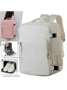 Ladies' Shoulder Bag, Wizz Air Certified, 15.75x11.81x7.87 inches, Large Capacity Multi-functional Carry-on Bag with Multi Compartment Design, Independent Shoe Compartment and 180-degree Open Main Compartment, Suitable for Business Travel, Unisex