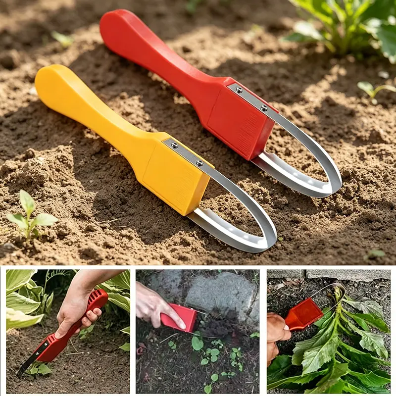 Garden Weeding Tool, Multi-functional Ring Weeder, Horticultural Weeding Rake, Garden Handheld Weeding Tool,  Portable No-Electricity Weeder, Ideal for Lawn, Patio, Flower Beds, Pots & Crevice Weed Removal