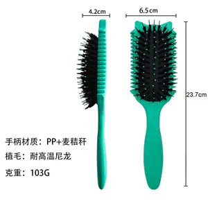 1 PC Pop-up Cat Shaped Air Cushion Hair Brush With Handle,Detangling Hairbrush ,Quick Hair Drying And Styling, Fluffy Hair High Cranial Top,For Wet/Dry/Straight/Thin Hair,Hair Care,Hairdressing Tool,Back To School,Holiday Season
