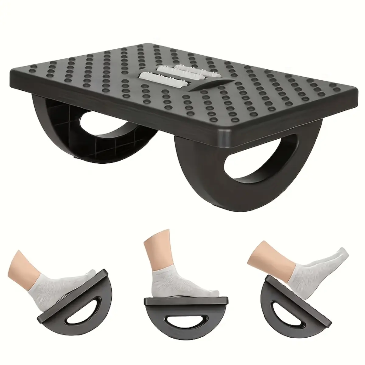 Designer Under Desk Step Stool, Elegant Portable Foot Rest with Stable Non Slip Design, Lightweight Footstool for Home and Office, Ideal for Desk Work, Study, Kitchen and Daily Use, Practical Gift for Family, Friends and Holiday Occasions