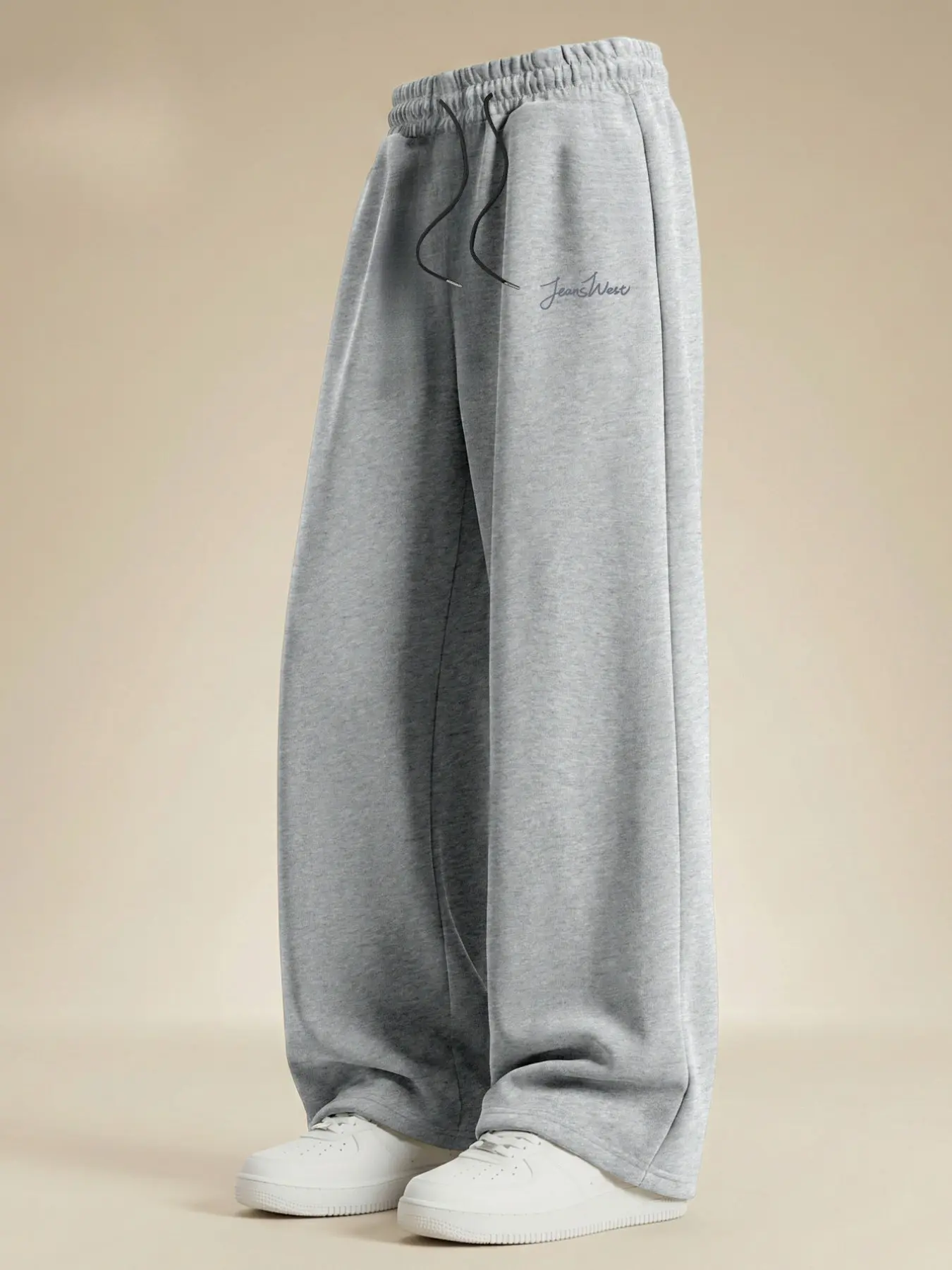 All-black baggy sweatpants for 90s hip-hop skate boys, unisex oversized wide-leg athletic trousers with elastic drawstring waist, loose and breathable casual pants, athleisure pants, real shot for daily commuting, campus, home and street style outfits