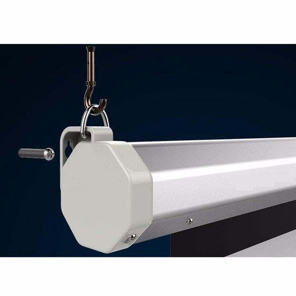 100" 4:3 80"*60" Motorized Projector Screen with Remote Control, Matte White Viewing Area, Ceiling/Wall Mountable, Silent Operation for Home Theater, Office, Classroom 100" 4:3 80"*60" Motorized Projector Screen with Remote Control, Matte White Viewing Area, Ceiling/Wall Mountable, Silent Operation for Home Theater, Office, Classroom