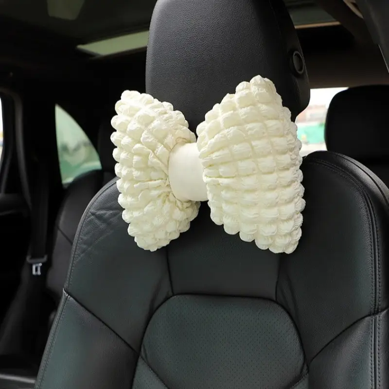 Car headrest Neck pillow Waist Puff grid Car seat Breathable comfortable pillow Internet celebrity Car interior products
