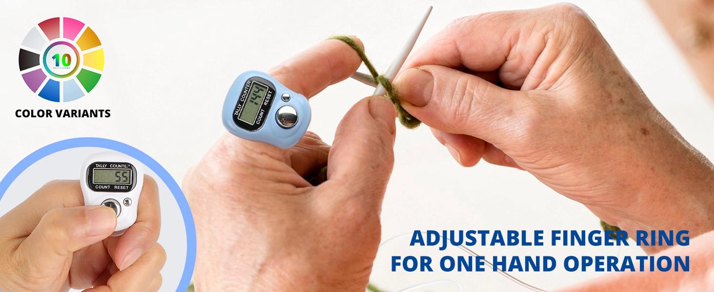 Electronic Finger Counter, Mini LCD Digital Display Tally Counter 5-Digit Number Count Clicker, Counters Clickers for Knitting, Crochet, Coaching, Lap, Golf, Toddler & Fidget Electronic Finger Counter, Mini LCD Digital Display Tally Counter 5-Digit Number Count Clicker, Counters Clickers for Knitting, Crochet, Coaching, Lap, Golf, Toddler & Fidget
