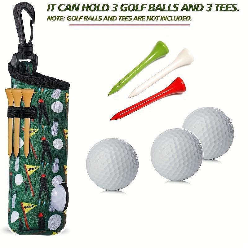 Christmas Golf Gear Storage Bag, 1 Count Durable Diving Fabric Golf Club Storage Bag, Compact & Portable Golf Accessories for Outdoor