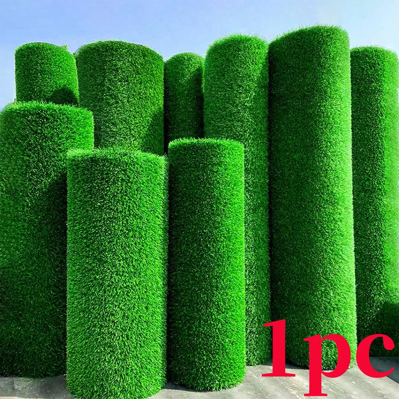 Artificial Grass Carpet, Plastic Lawn Mat, Interlocking Rug, Roof Installation, Landscape Greening, Durable Synthetic Turf