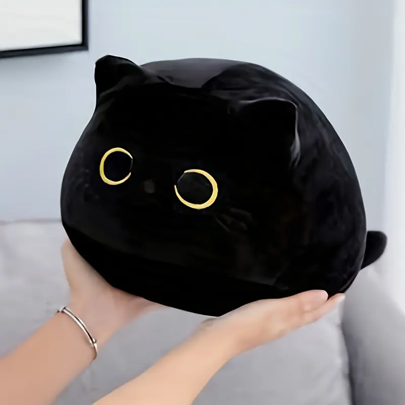 Cute Black Cat Soft Plush Toys Plush Black Cat Stuffed Animal Toy Lovely High Quality Gifts Christmas Gift Birthday Present Room Decoration, Mini Plush Animal Stuffed Toys, Playful Stuffed Toys