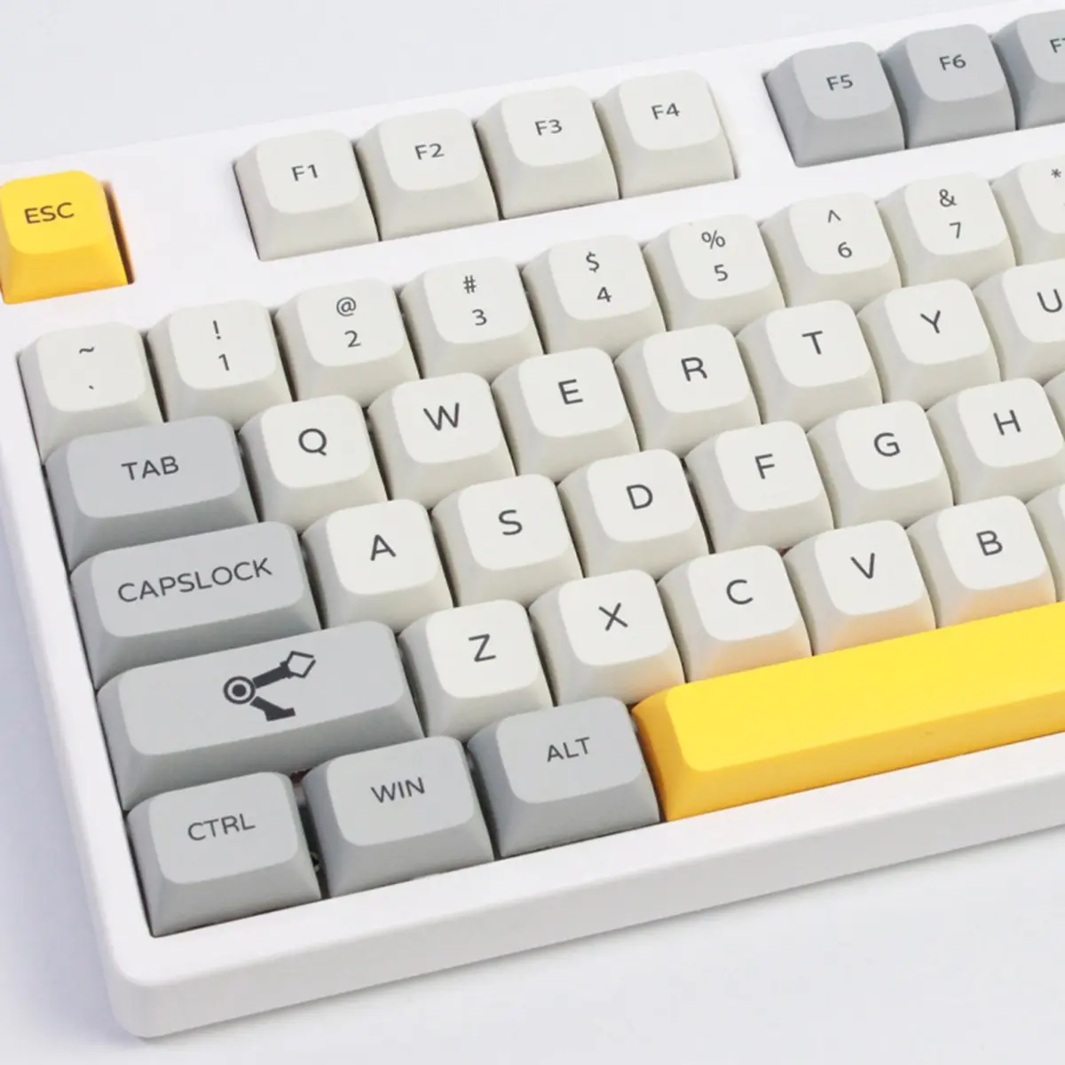 Just Keycaps Xda Height Round Ball Keycap, Pbt Material, Steam Punk Design, 134 Keys, Vintage Industrial Style Keyboard