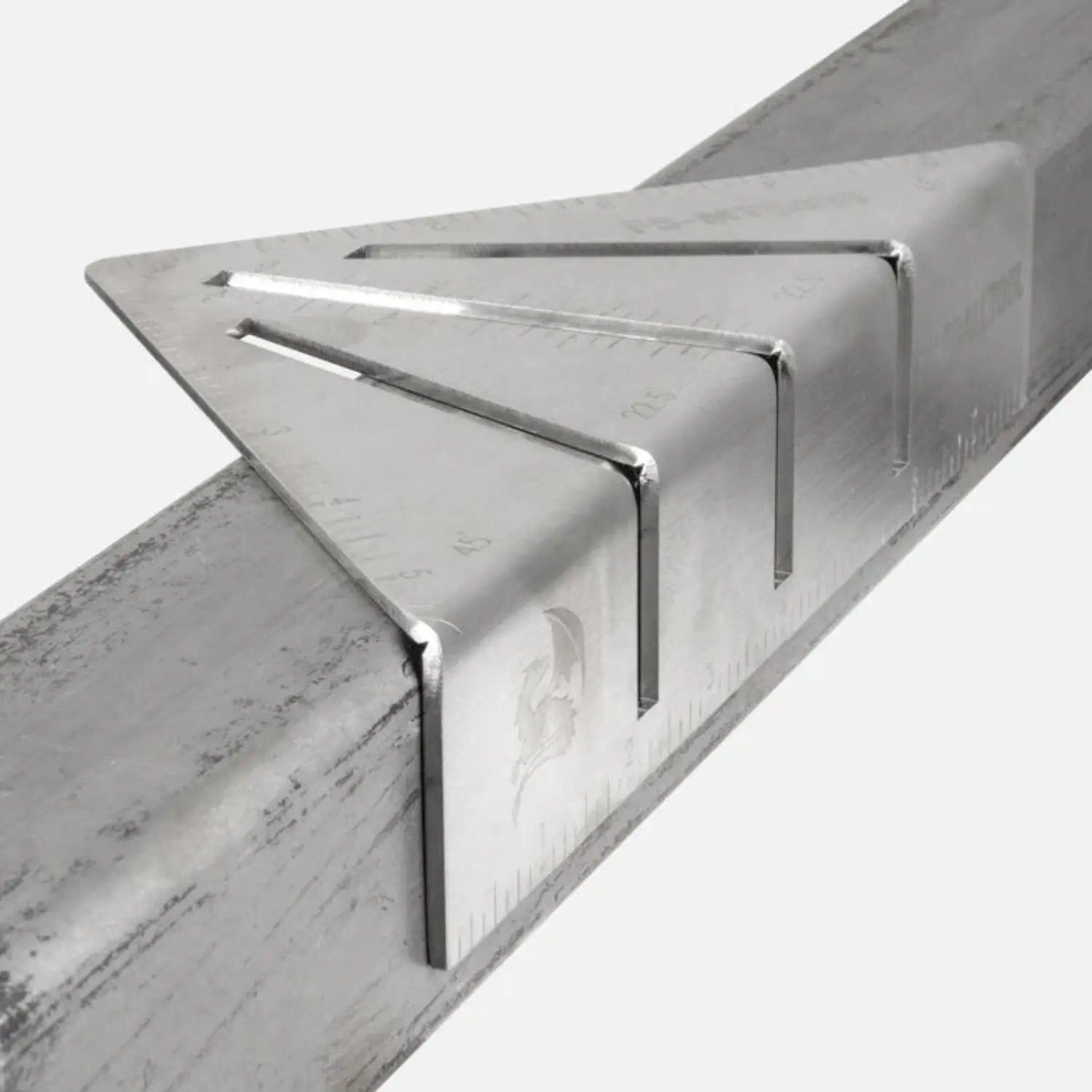 Stainless Steel Miter Square Set | Ultimate Welding & Woodworking Layout Tool with 22.5°/45°/90° Angles, Laser-Etched Scale for Precise Marking & Measuring