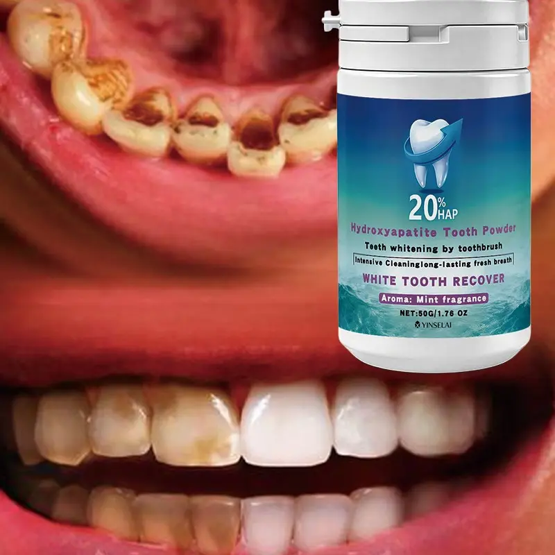 Teeth Cleaning Powder, Oral Care, Hydroxyapatite Formula, Deep Stain Removal, Brighter Smiles, Fresh Breath, Travel-Friendly, Toothpaste Cleaner