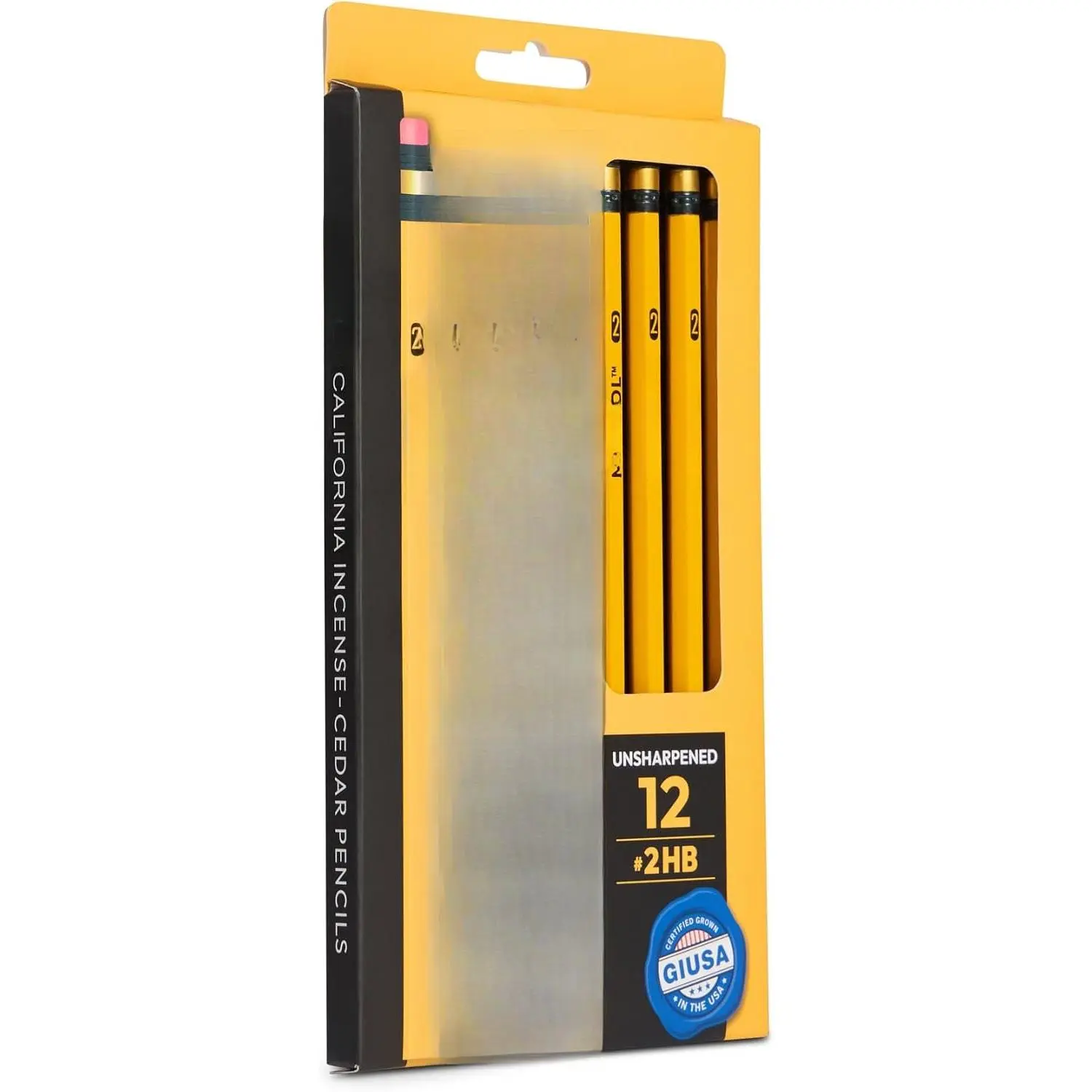 Classic Incense Cedar #2 Pencil - 12-Pack - Unsharpened | Made with European Graphite Core,  Grown Cedar & Smudge Free Eraser –  PMA Certified
