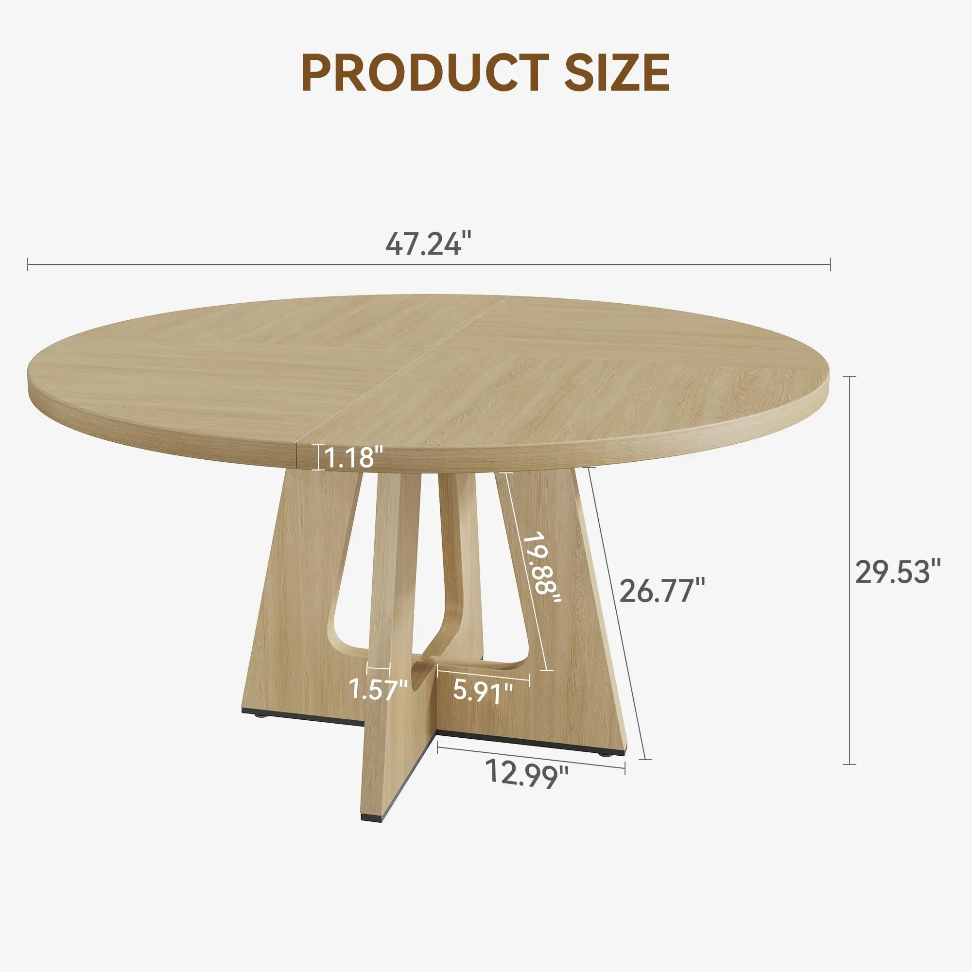 Natural wood color