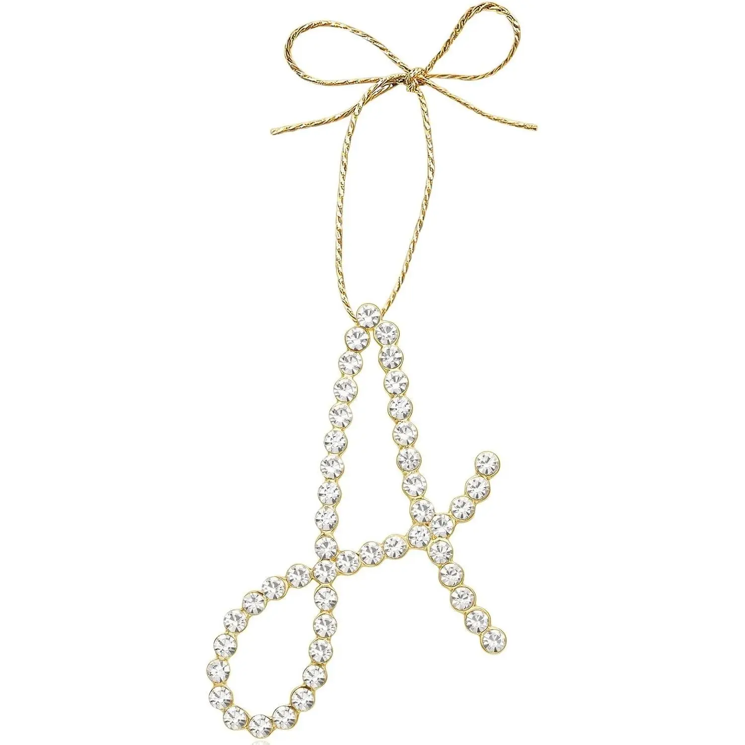 Christmas Letter Ornaments, Letter A Ornaments for Christmas Tree, Decoration Hanging Ornament for Mother Best Friends Sister Wife
