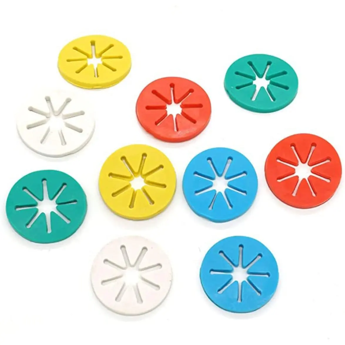 60pcs Sock Rings Sock Clip Holders Locks Washing Sorters Laundry Storage Organization Soft Rubber with 5 Multicolor