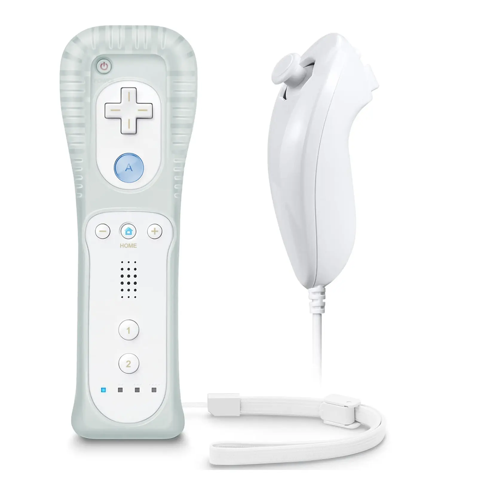 Wii Wiiu Wireless Remote Controller, Bluetooth-compatible Gamepad, Wireless Video Gamepad, Includes Silicone Wrist Strap, Comfortable Grip Design, Perfect for Gaming