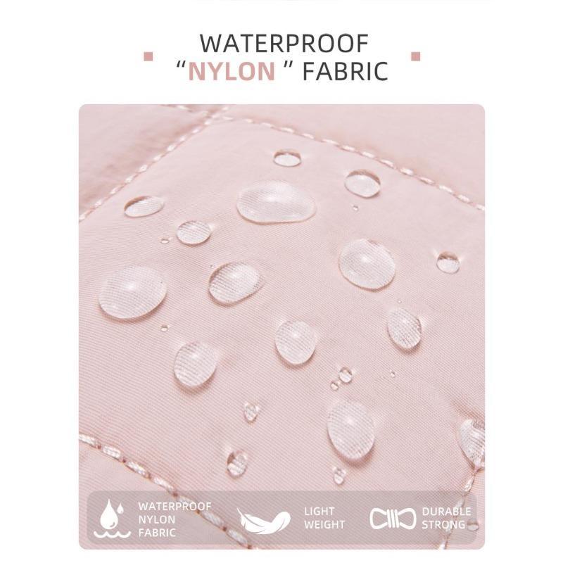 BIGWIG Women's Small Quilted Crescent Shoulder Bag, Waterproof and Slim Nylon, Quilted Nylon Tote Bag with Adjustable Strap, Perfect for Fitness, Travel, or Gifts