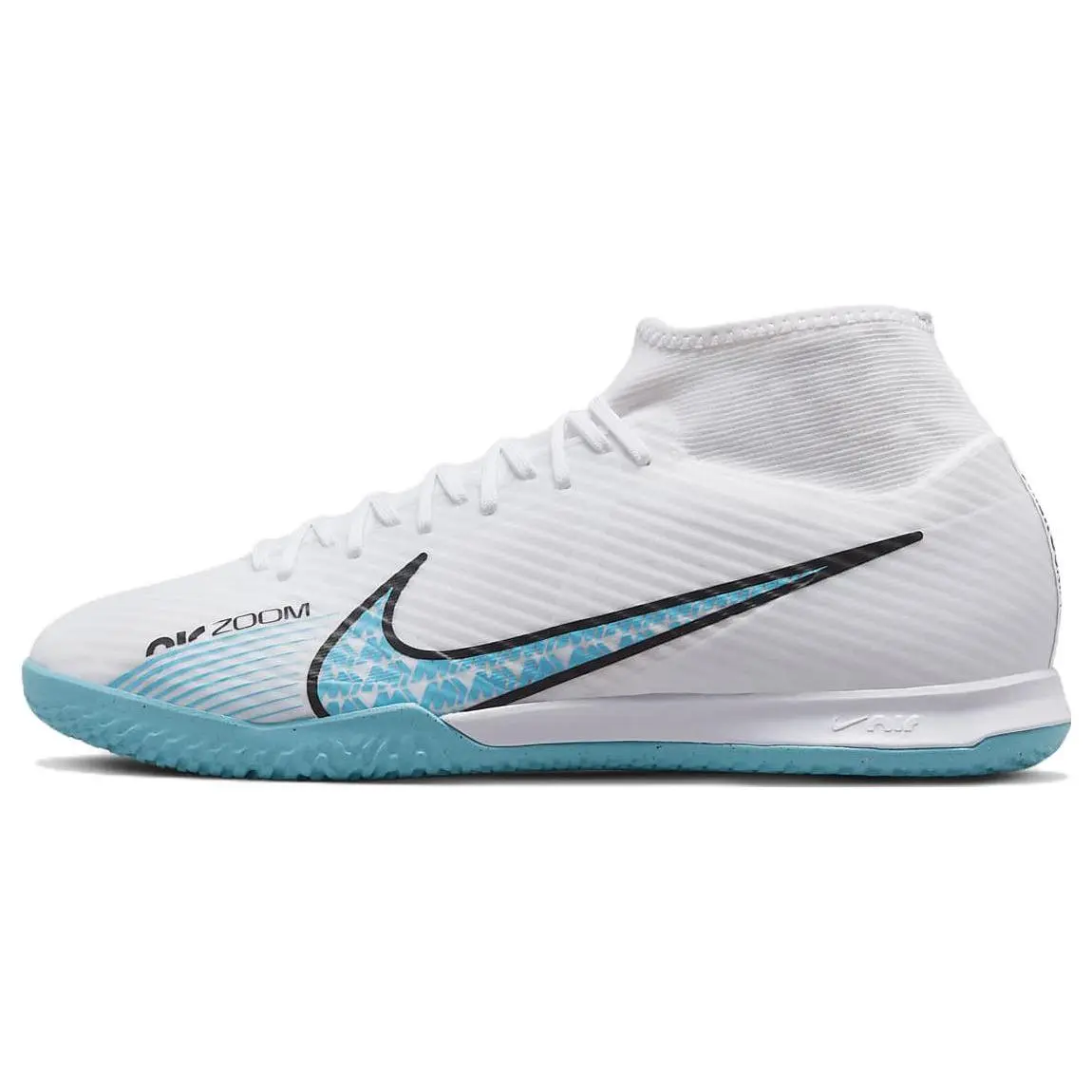 Nike Mercurial Superfly 9 Zoom Academy Soccer Cleats for Men – Mid-Cut, Lace-Up, Cushioned, Non-Slip, Durable Verifiable, with credentials and supporting global authentication